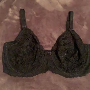 Black Lace Bra